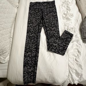 Lululemon Wunder Under Waterfall Speckled Leggings Size 6